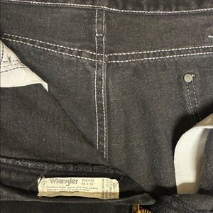 Wrangler black  cowboy cut